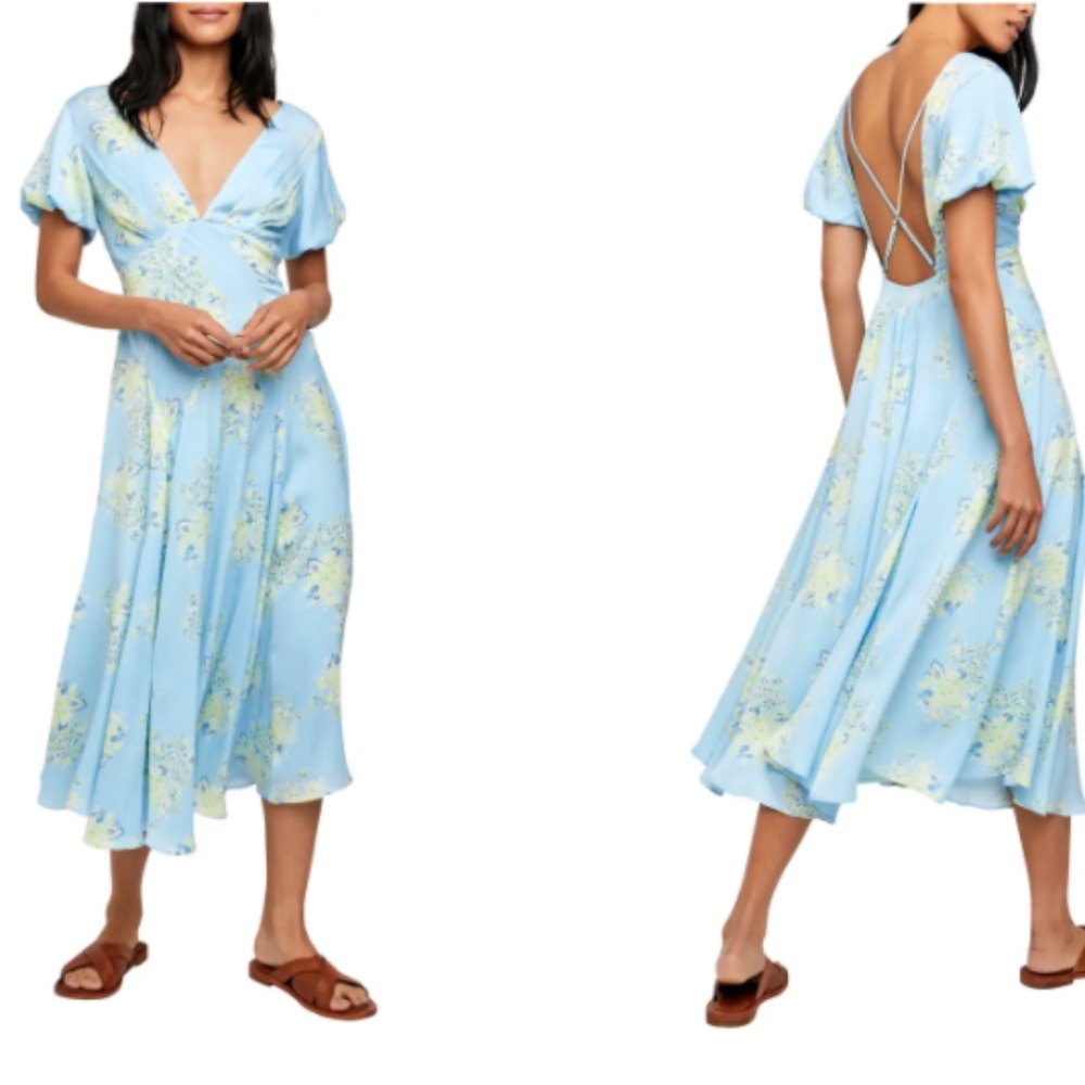 Free People Laura Silk Dress